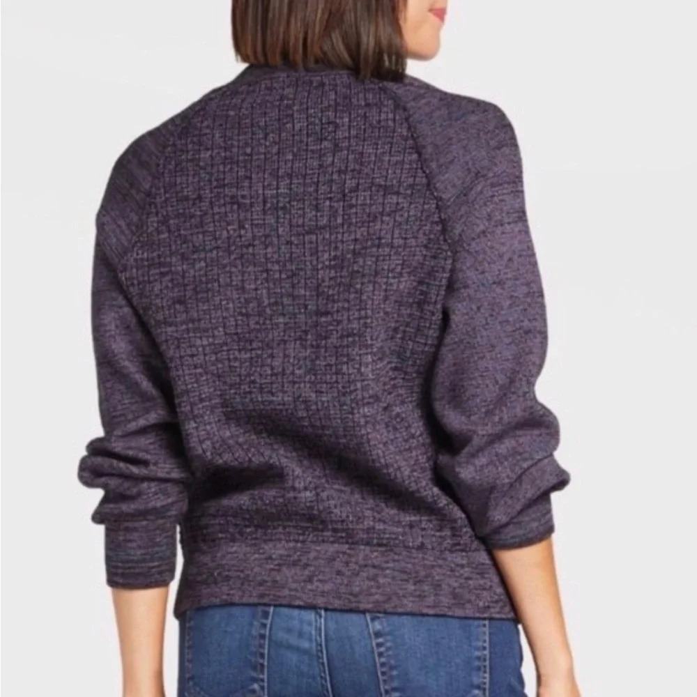 FREE PEOPLE Movement Naomi Sweatshirt Purple Size Large - Picture 2 of 13